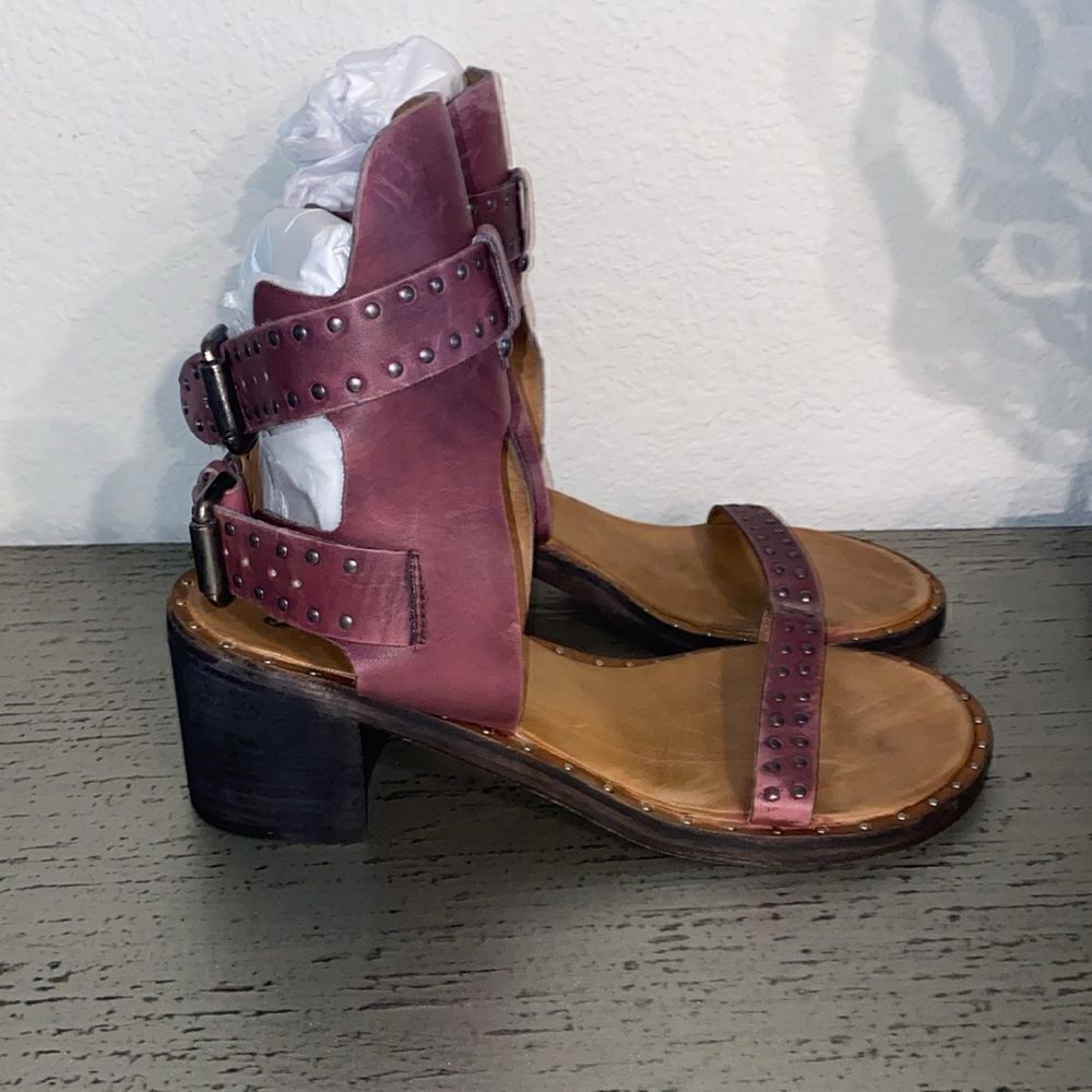 Free People Happiness Genuine Leather Sandals - Picture 4 of 9